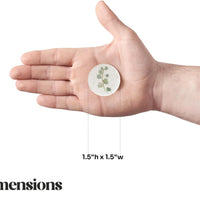 Plantable Seed Paper Thank You Tags – 20 Round Wildflower Tags for Wedding Favors & Special Occasions - Seed Bloom Gifts