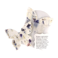 Purple Butterfly Plantable Seed Paper – Set of 24 - Seed Bloom Gifts