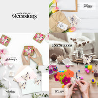 Purple Butterfly Plantable Seed Paper – Set of 24 - Seed Bloom Gifts