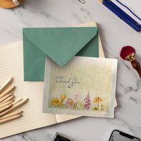 Set of 6 plantable Thank You notes – sustainable and biodegradable by Seed Bloom Gifts.
