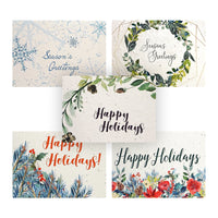 Holidays Set Plantable Seed Paper - Set of 5 - Seed Bloom Gifts