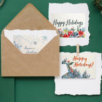 Holidays Set Plantable Seed Paper - Set of 5 - Seed Bloom Gifts