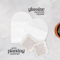 Purple Heart Plantable Seed Paper – Set of 24 - Seed Bloom Gifts