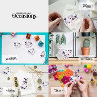 Purple Heart Plantable Seed Paper – Set of 24 - Seed Bloom Gifts