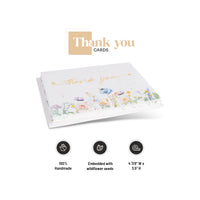 Thank You Set Plantable Seed Paper– Set of 4 - Seed Bloom Gifts