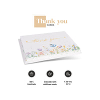 Thank You Set Plantable Seed Paper– Set of 4 - Seed Bloom Gifts