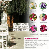 Pink Butterflies & White Pots with Bow Plantable Seed Paper – Set of 6 - Seed Bloom Gifts