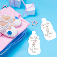 Baby Bottles Plantable Seed Paper– Set of 5 (Pink) - Seed Bloom Gifts