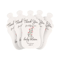 Baby Bottles Plantable Seed Paper– Set of 5 (Pink) - Seed Bloom Gifts