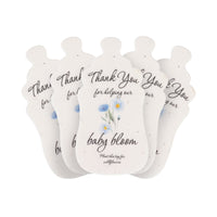 Baby Bottles Plantable Seed Paper– Set of 5 (Blue) - Seed Bloom Gifts