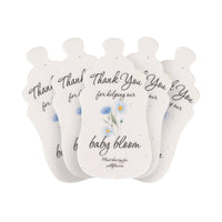 Baby Bottles Plantable Seed Paper– Set of 5 (Blue) - Seed Bloom Gifts