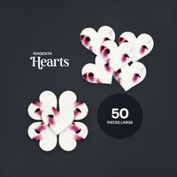 Large Magenta Heart Plantable Seed Paper – Set of 50 - Seed Bloom Gifts