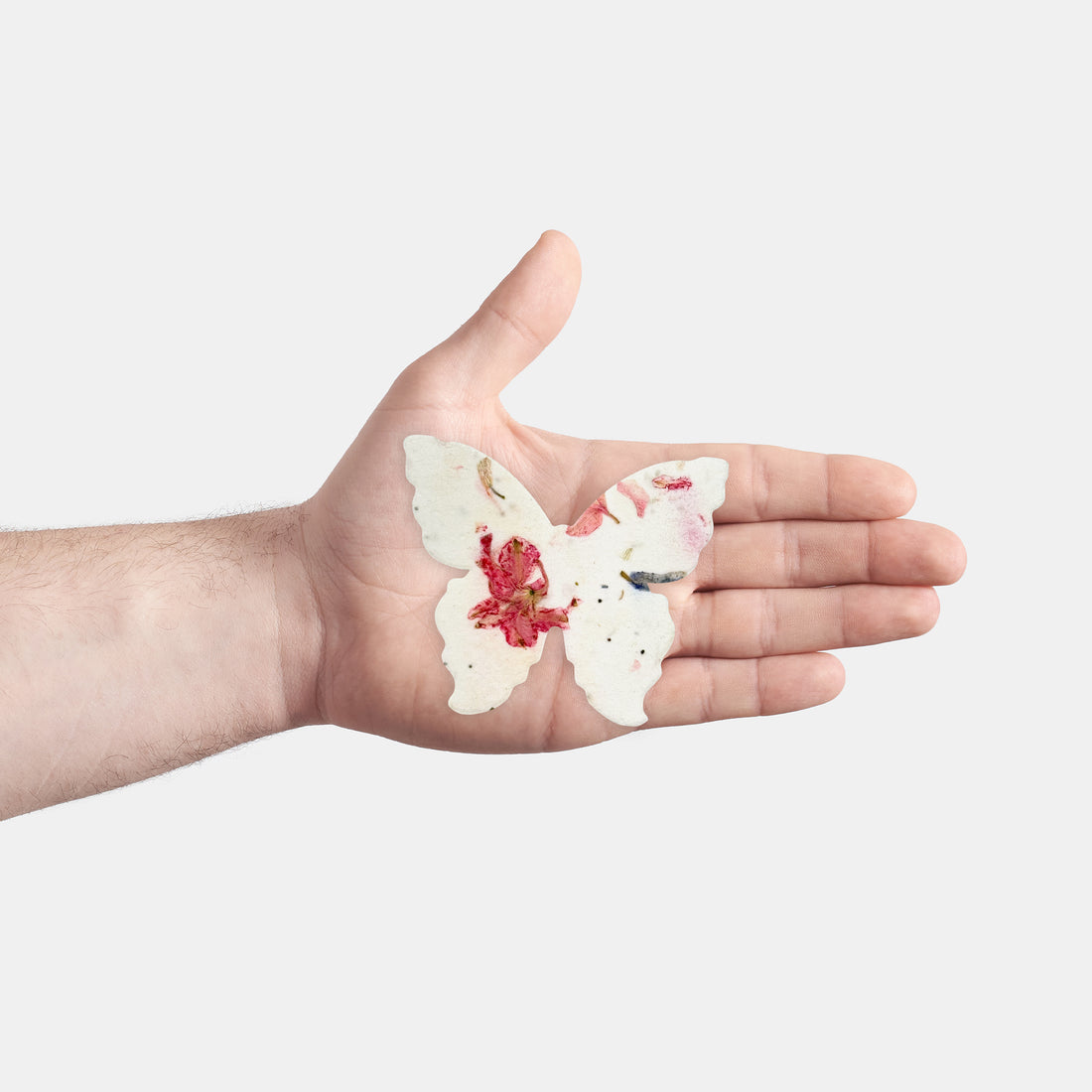 Large Pink Butterfly Plantable Seed Paper – Set of 50 - Seed Bloom Gifts