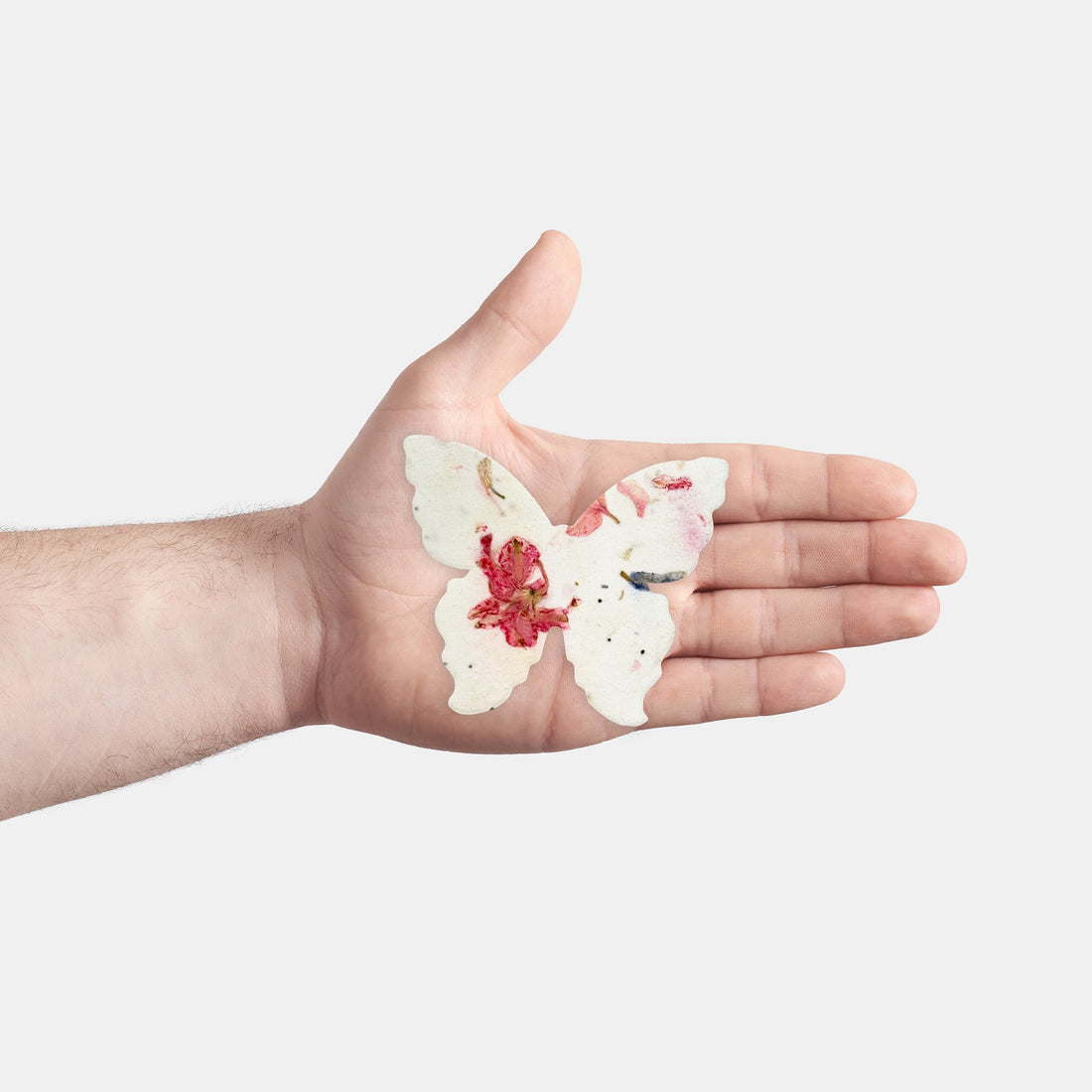 Large Pink Butterfly Plantable Seed Paper – Set of 50 - Seed Bloom Gifts