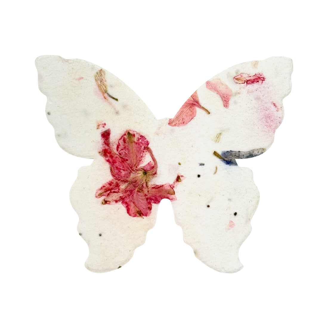 Large Pink Butterfly Plantable Seed Paper – Set of 50 - Seed Bloom Gifts