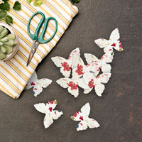 Large Pink Butterfly Plantable Seed Paper – Set of 50 - Seed Bloom Gifts