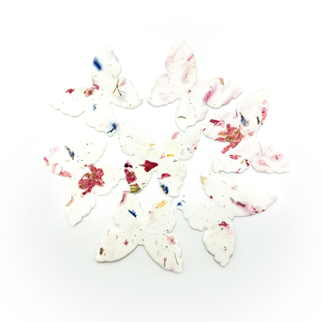 Large Pink Butterfly Plantable Seed Paper – Set of 50 - Seed Bloom Gifts