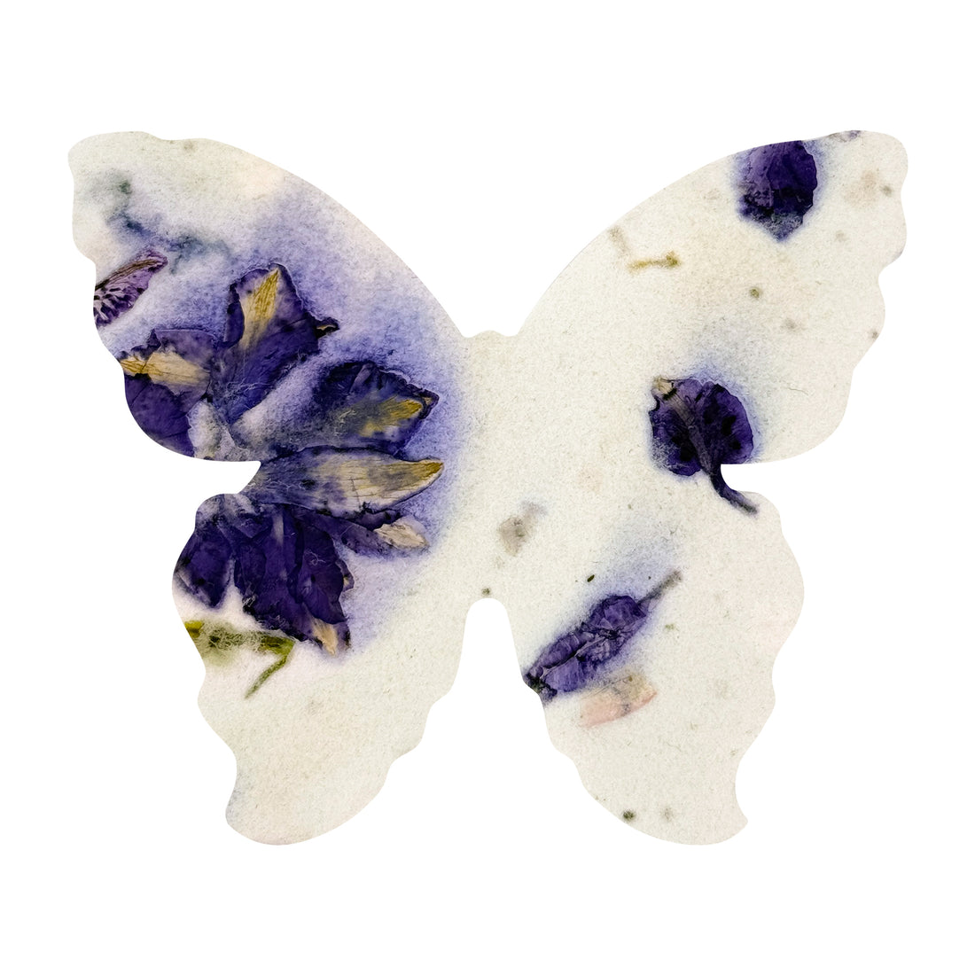 Large Purple Butterfly Plantable Seed Paper – Set of 50 - Seed Bloom Gifts