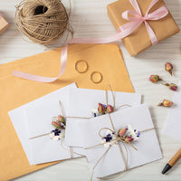 Large Purple Heart Plantable Seed Paper – Set of 50 - Seed Bloom Gifts