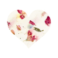 Large Pink Heart Plantable Seed Paper – Set of 50 - Seed Bloom Gifts