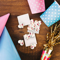 Large Pink Heart Plantable Seed Paper – Set of 50 - Seed Bloom Gifts