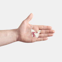 Small Pink & Yellow Butterfly Plantable Seed Paper – Set of 50 - Seed Bloom Gifts