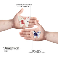 Small Purple Butterflies Plantable Seed Paper – Set of 50 - Seed Bloom Gifts