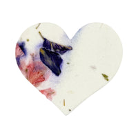 Small Purple Heart Plantable Seed Paper – Set of 50 - Seed Bloom Gifts