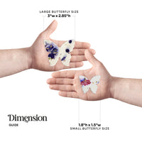 Small Pink & Purple Butterfly Plantable Seed Paper – Set of 50 - Seed Bloom Gifts