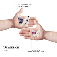 Small Pink & Purple Butterfly Plantable Seed Paper – Set of 50 - Seed Bloom Gifts