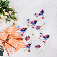 Small Pink & Purple Butterfly Plantable Seed Paper – Set of 50 - Seed Bloom Gifts