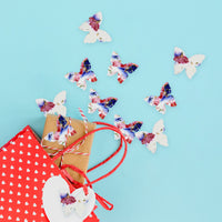 Small Pink & Purple Butterfly Plantable Seed Paper – Set of 50 - Seed Bloom Gifts