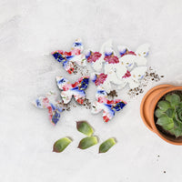 Small Pink & Purple Butterfly Plantable Seed Paper – Set of 50 - Seed Bloom Gifts