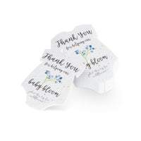 Onesie Plantable Seed Paper - Set of 15 (Blue) - Seed Bloom Gifts