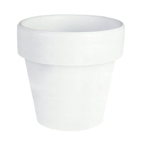 Mini White Terracotta Pots - Set of 12
