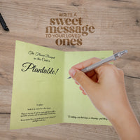 Eco birthday cards made from biodegradable wildflower seed paper