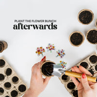 Eco birthday cards made from biodegradable wildflower seed paper