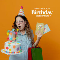 Eco birthday cards made from biodegradable wildflower seed paper