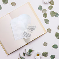 Heart Planting Guide with Glassine Envelopes - Set of 50 - Seed Bloom Gifts