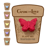 3D Red Butterfly Plantable Seed Paper- Set of 24- Seed Bloom Gifts