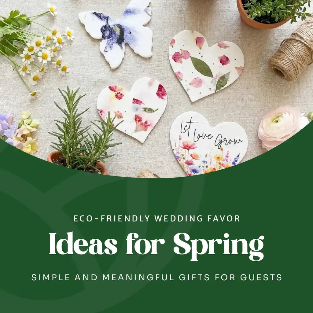 Eco-friendly wedding favor ideas for spring
