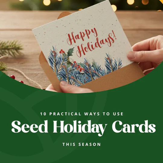 10 Practical Ways to Use Seed Holiday Cards This Season