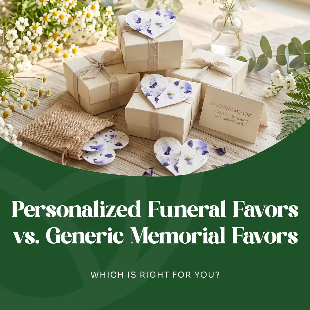 Personalized Funeral Favors vs. Generic Memorial Favor