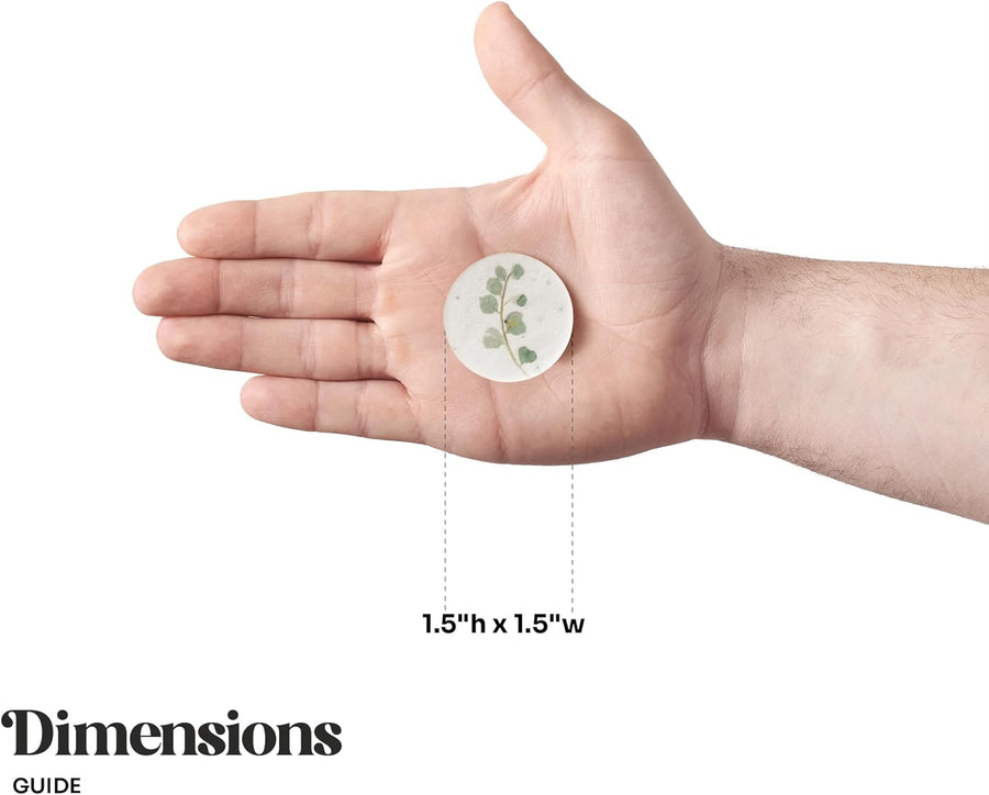 Plantable Seed Paper Thank You Tags – 20 Round Wildflower Tags for Wedding Favors & Special Occasions - Seed Bloom Gifts