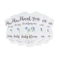 Onesie Plantable Seed Paper – Set of 5 (Blue) - Seed Bloom Gifts