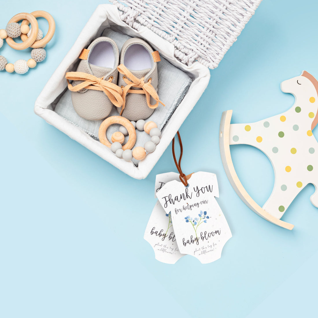 Onesie Plantable Seed Paper – Set of 5 (Blue) - Seed Bloom Gifts