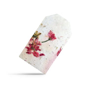 Pink Blank Tags Plantable Seed Paper with embedded flower petals from Seed Bloom Gifts