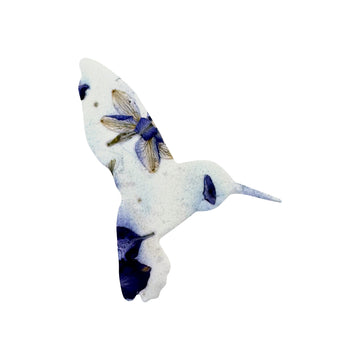 Purple Hummingbird Plantable Seed Paper – Set of 24 - Seed Bloom Gifts