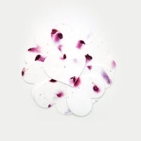 Large Magenta Heart Plantable Seed Paper – Set of 50 - Seed Bloom Gifts