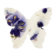 Large Purple Butterfly Plantable Seed Paper – Set of 50 - Seed Bloom Gifts